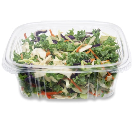 Stalk Market 32oz PLA Hinged Rectangular Deli Container, 200PK PLA-KD32